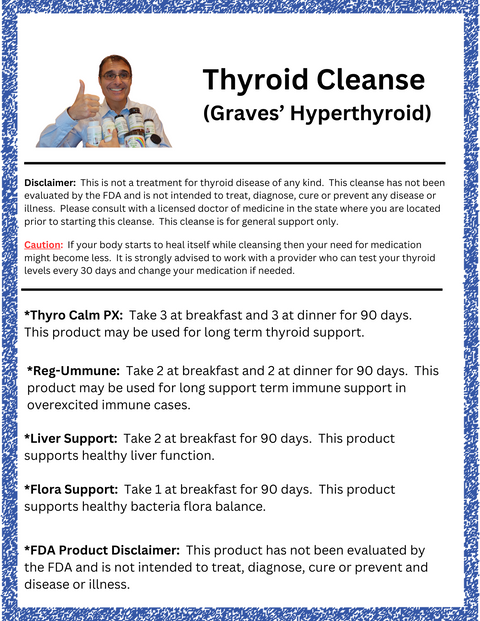Thyroid Cleanse (Graves’ Disease and/or Hyperthyroidism) - Guide
